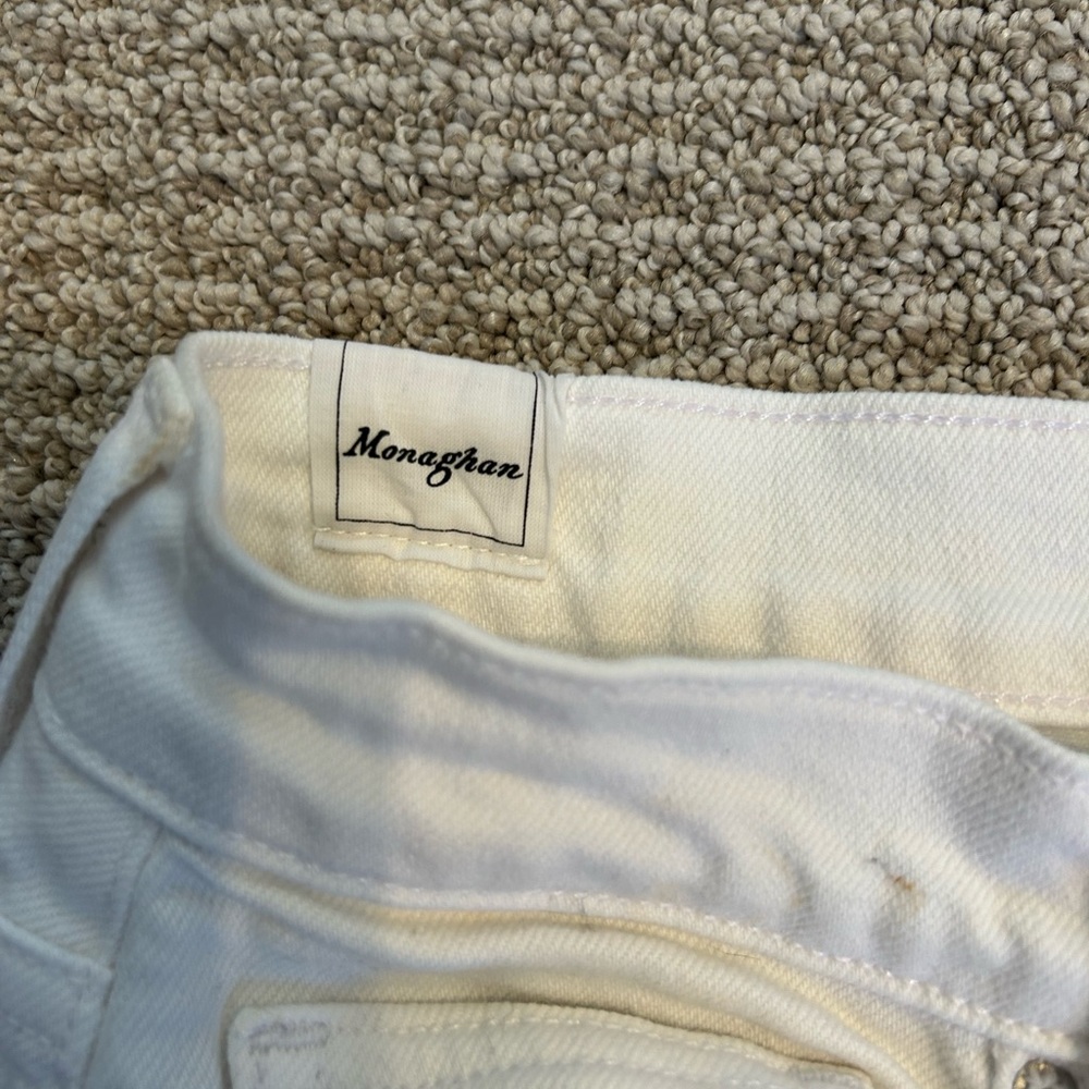 Frank & Eileen Monaghan Jeans in White - Picture 7 of 12